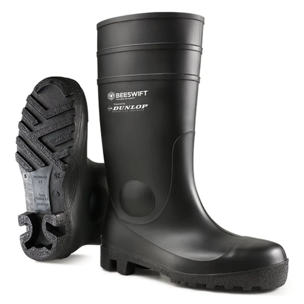 Dunlop Aston Safety Black Wellington 12