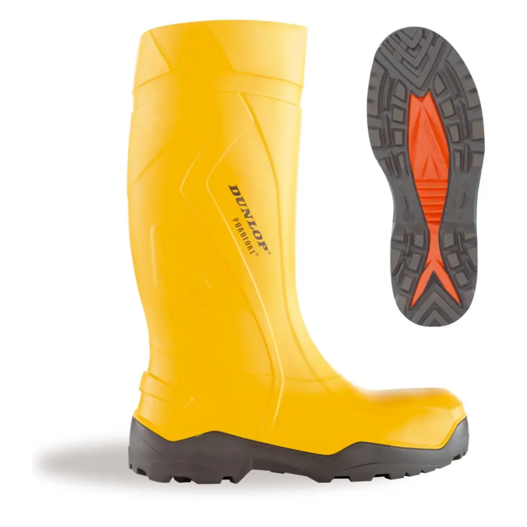 Dunlop Purofort+Full Safety Wellington Yellow 10