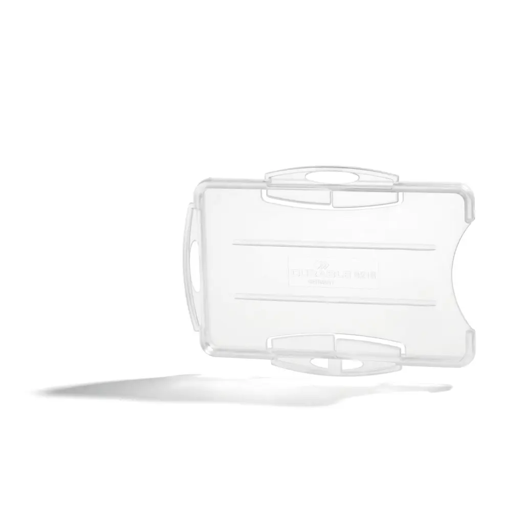 Durable 2 ID Card Holder Clear (10)