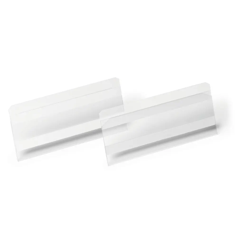Durable Adhesive Pocket 150x67mm Clear (10)