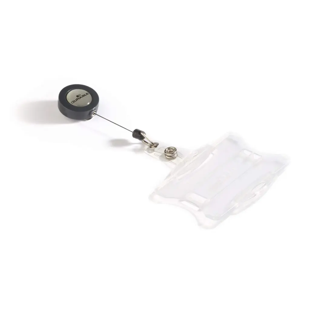 Durable Badge Reel ID Holder Clear (10)