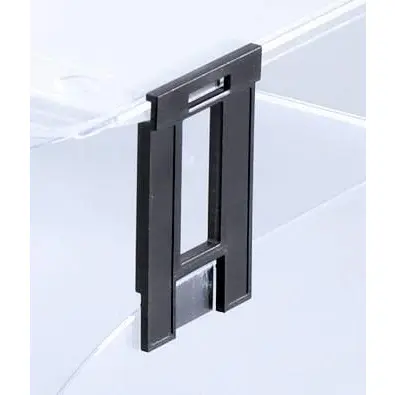 Durable Black BASIC Letter Tray Risers (4)