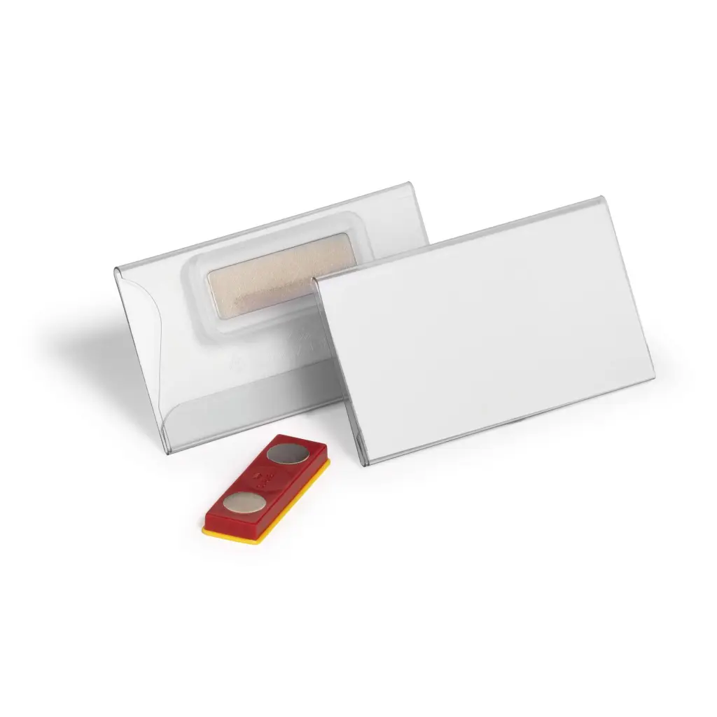 Durable CLICK FOLD Magnet Badge 40x75mm (25)