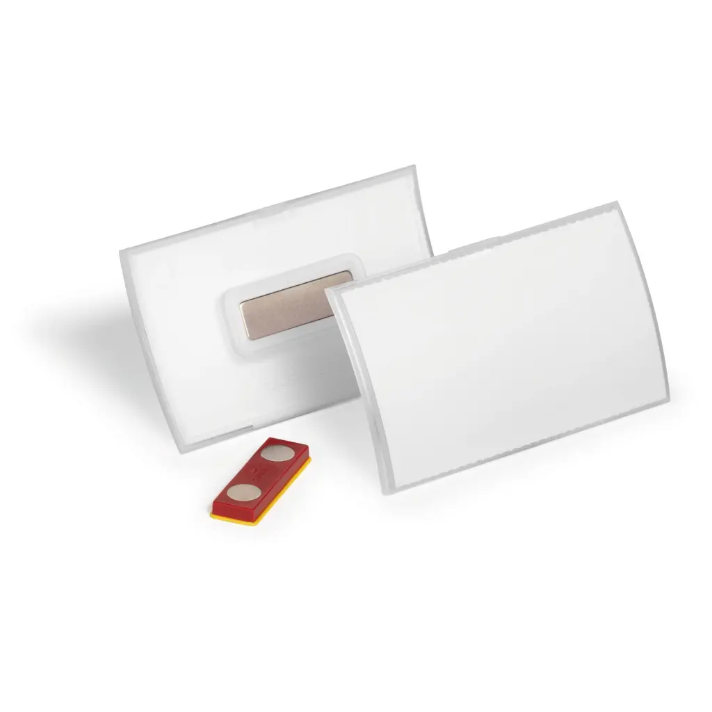 Durable CLICK FOLD Magnet Badge 54x90mm (10)