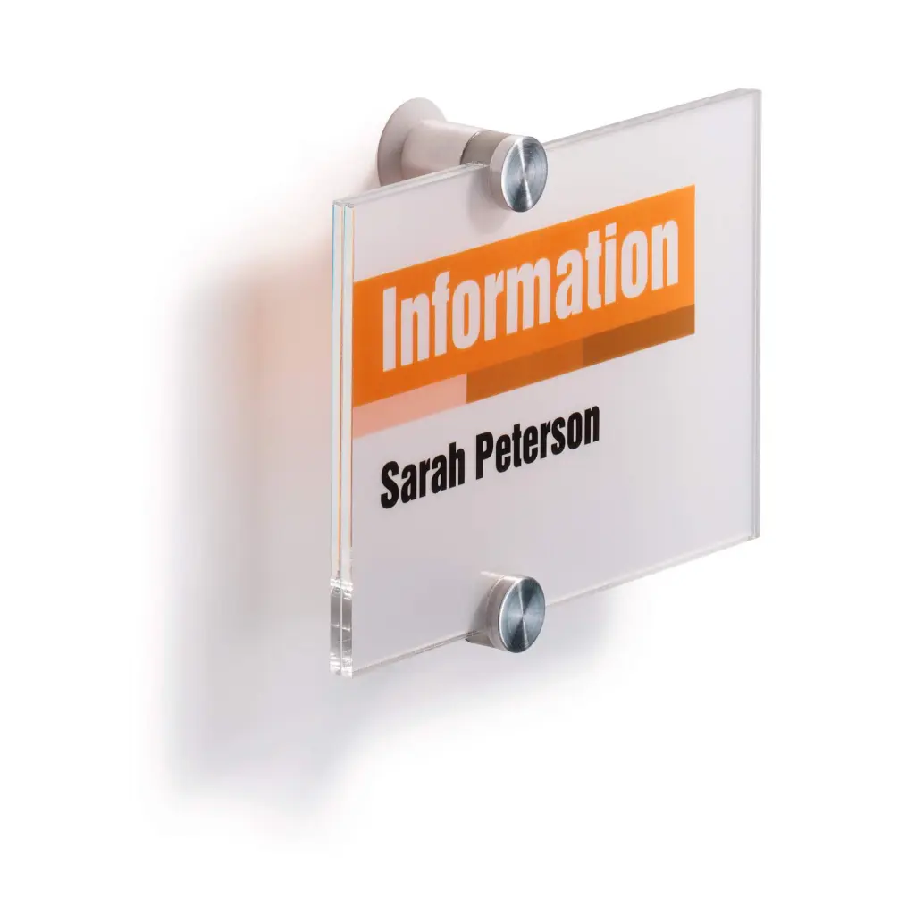 Durable CRYSTAL Door Sign 148x105mm