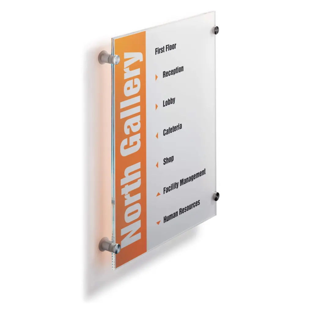 Durable CRYSTAL Door Sign A3