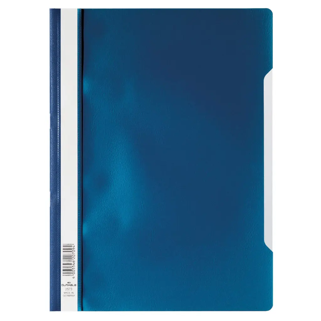 Durable Clear View A4 Folder Dark Blue (50)