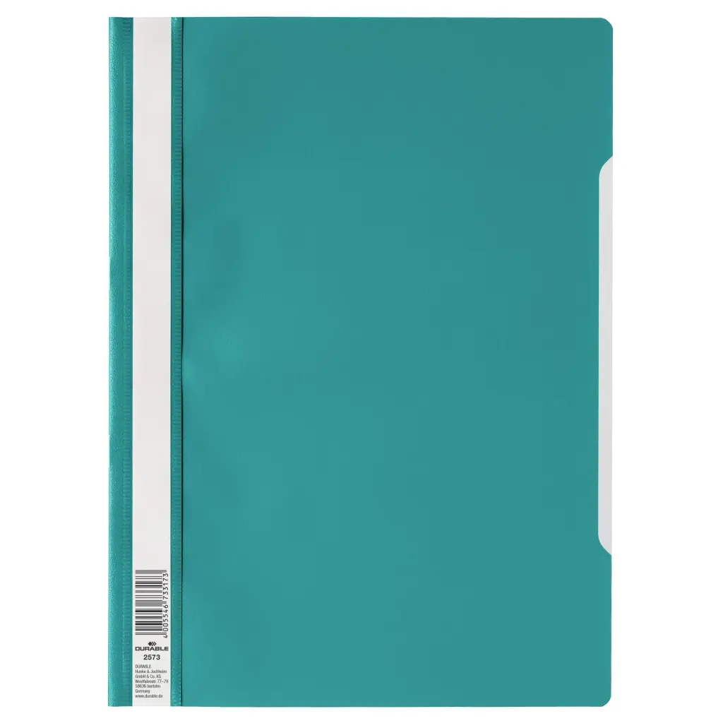 Durable Clear View A4 Folder Dark Green (50)
