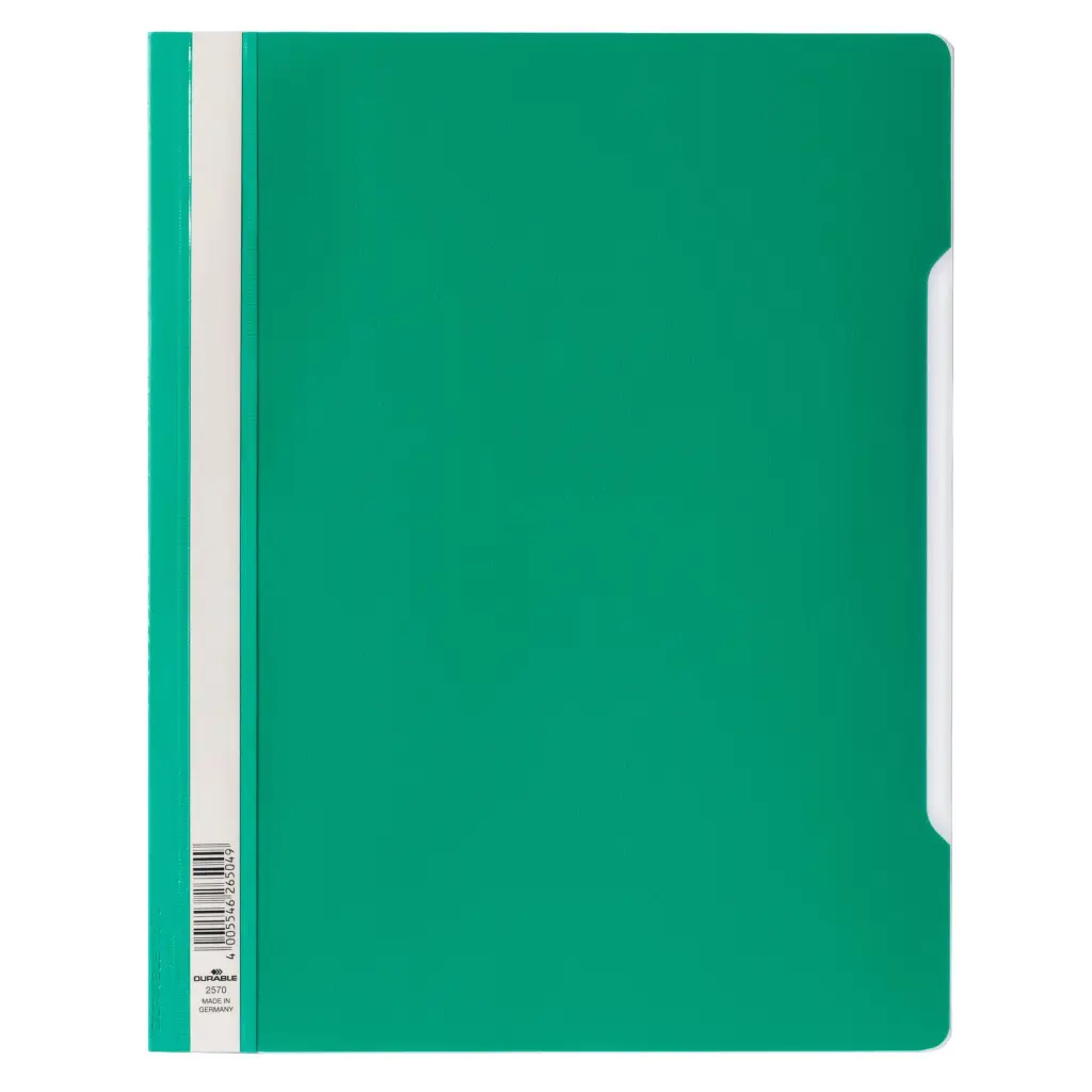 Durable Clear View A4 Folder Green (50)