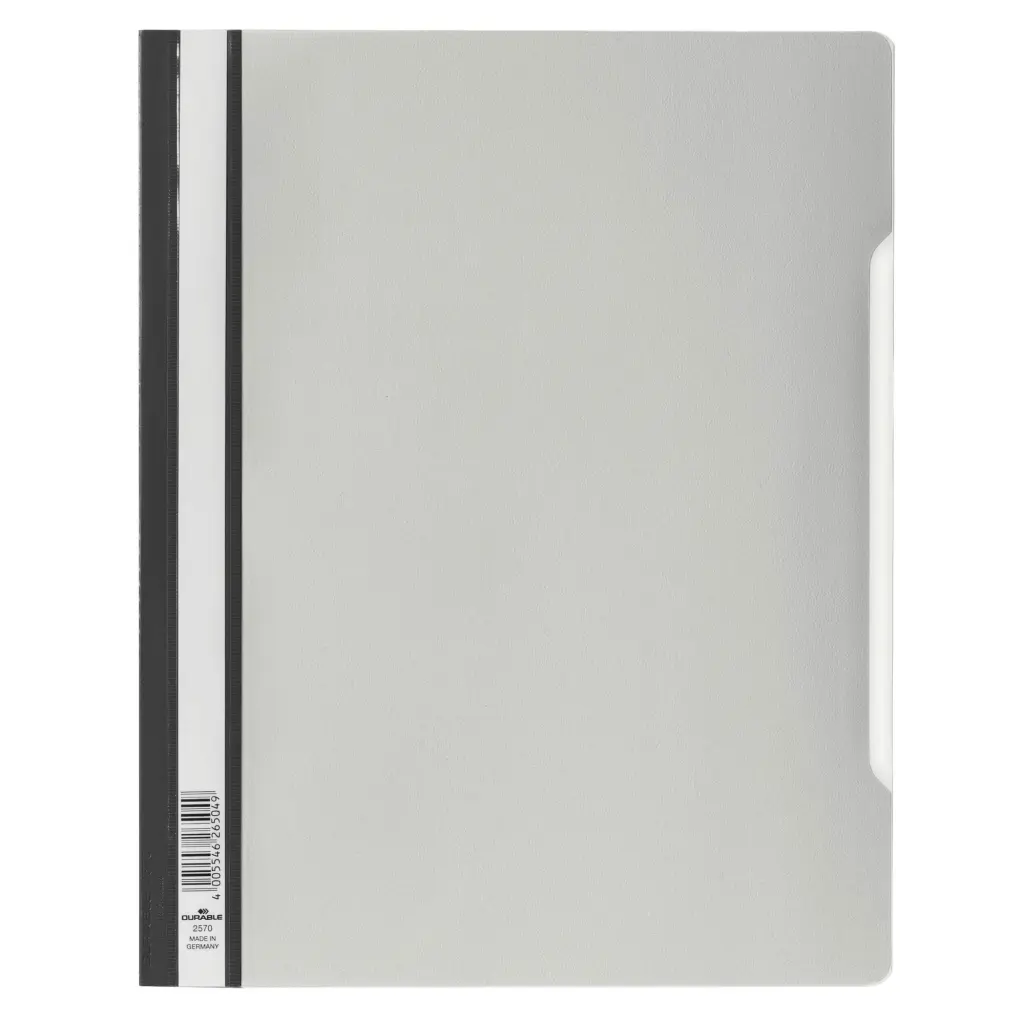 Durable Clear View A4 Folder Grey (50)