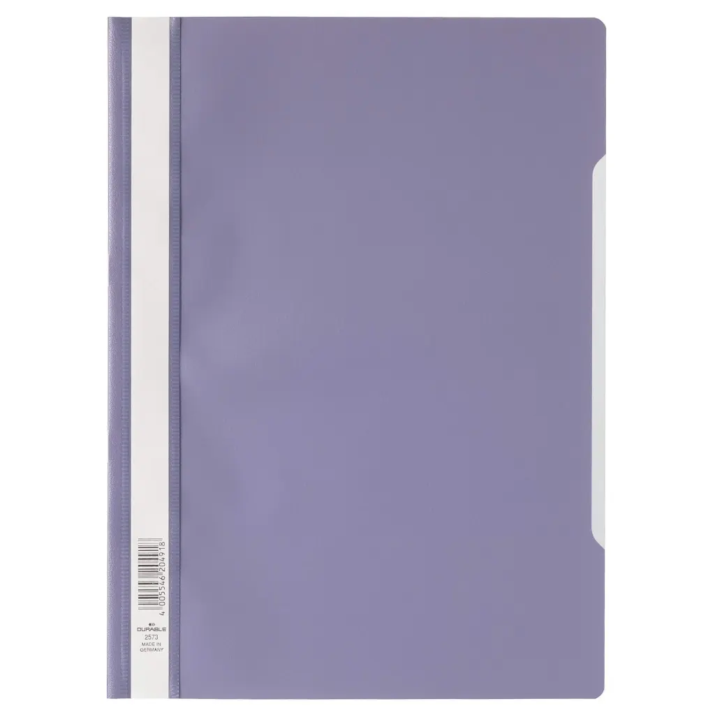 Durable Clear View A4 Folder Purple (25)