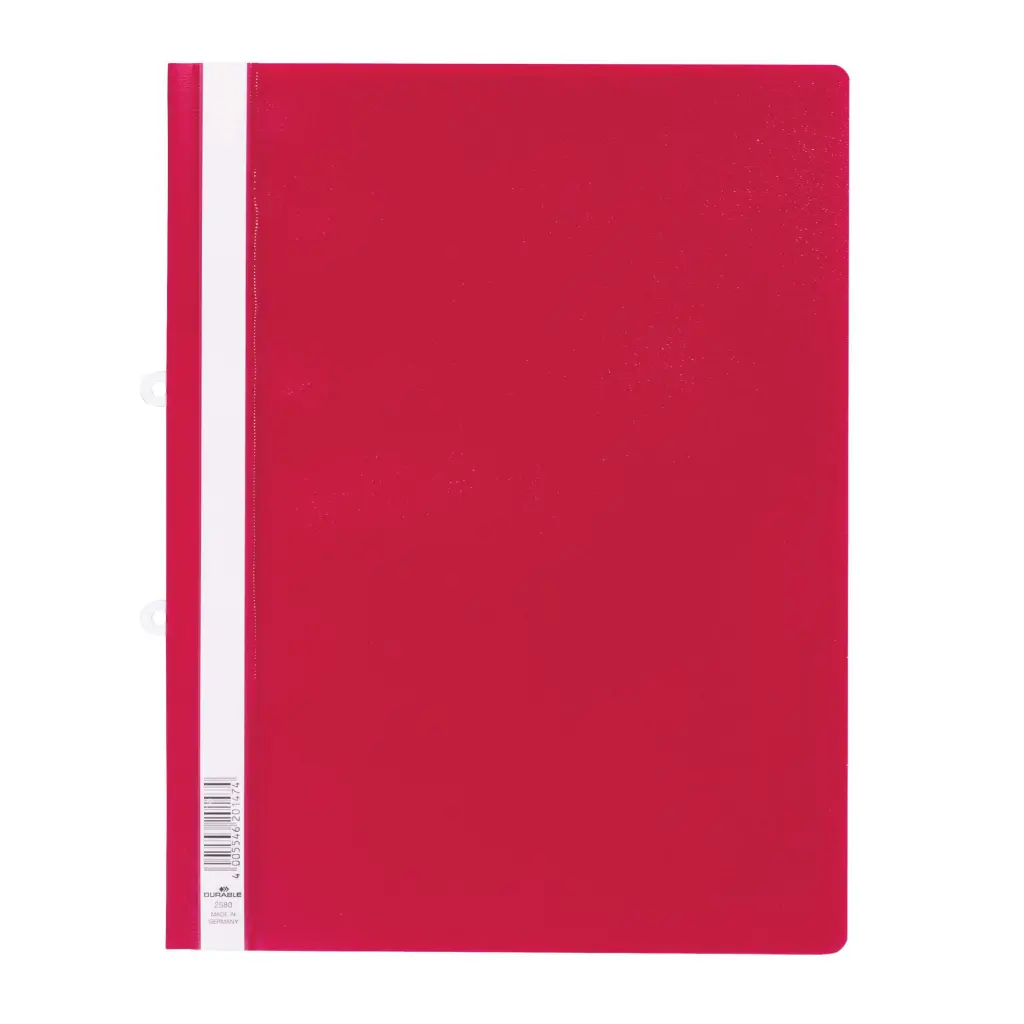 Durable Clear View A4 Folder Red (25)