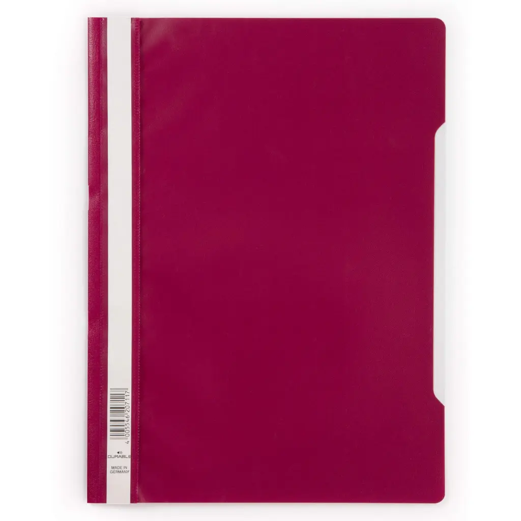Durable Clear View A4 Folder Red (50)