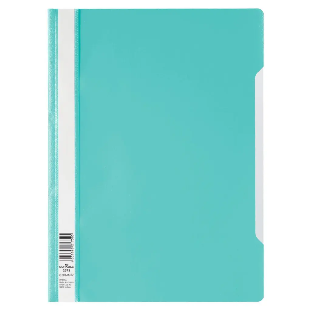 Durable Clear View A4 Folder Turquoise (50)