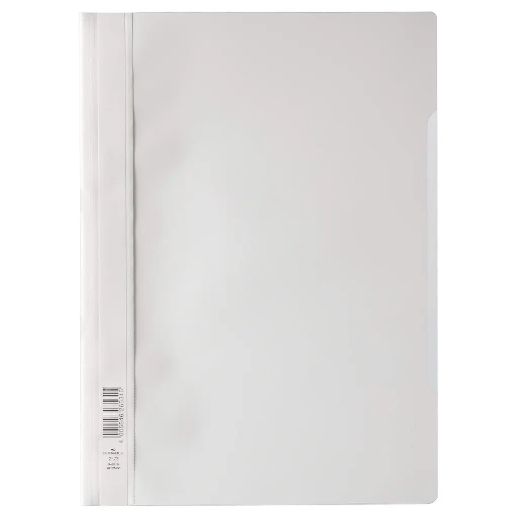 Durable Clear View A4 Folder White  (25)