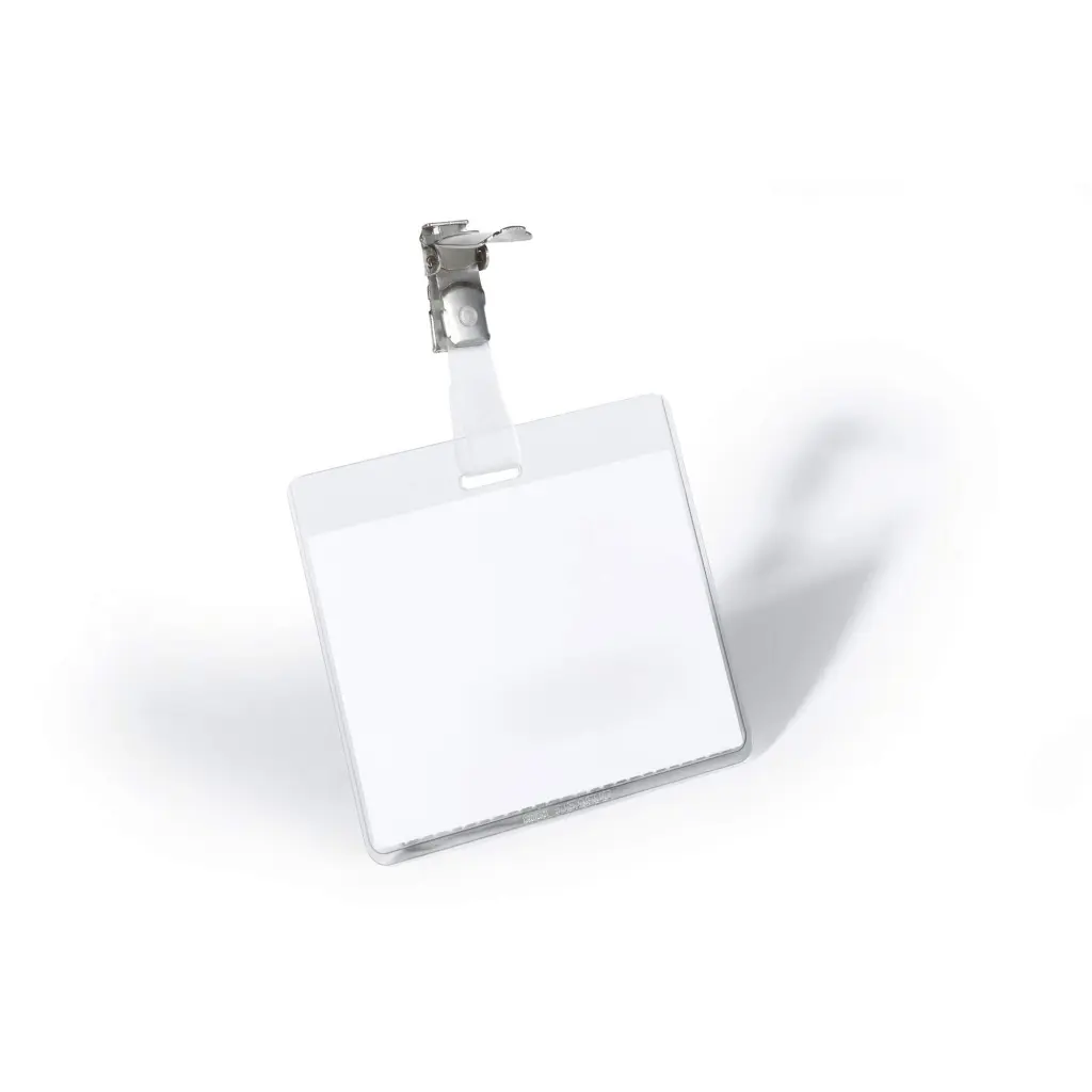 Durable Clip Security Badge 60x90mm (25)