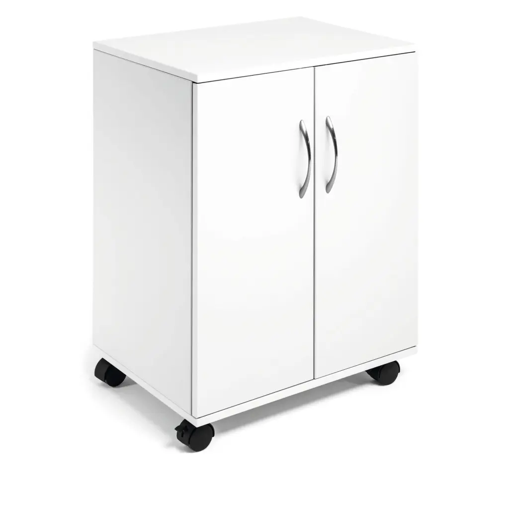 Durable Closed Multi Trolley White