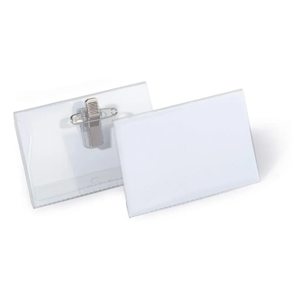 Durable Combi Clip Badge 54x90mm (20)