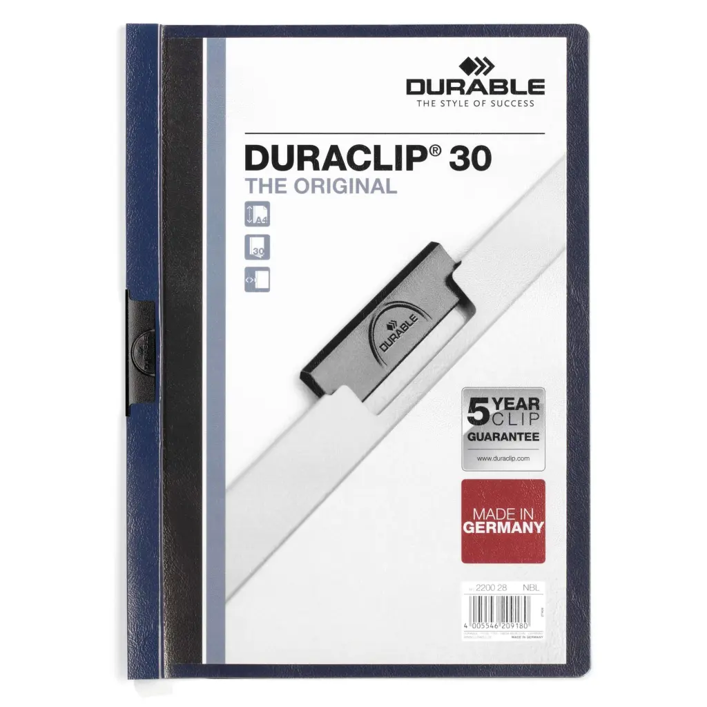 Durable DURACLIP 30 A4 Midnight Blue (25)