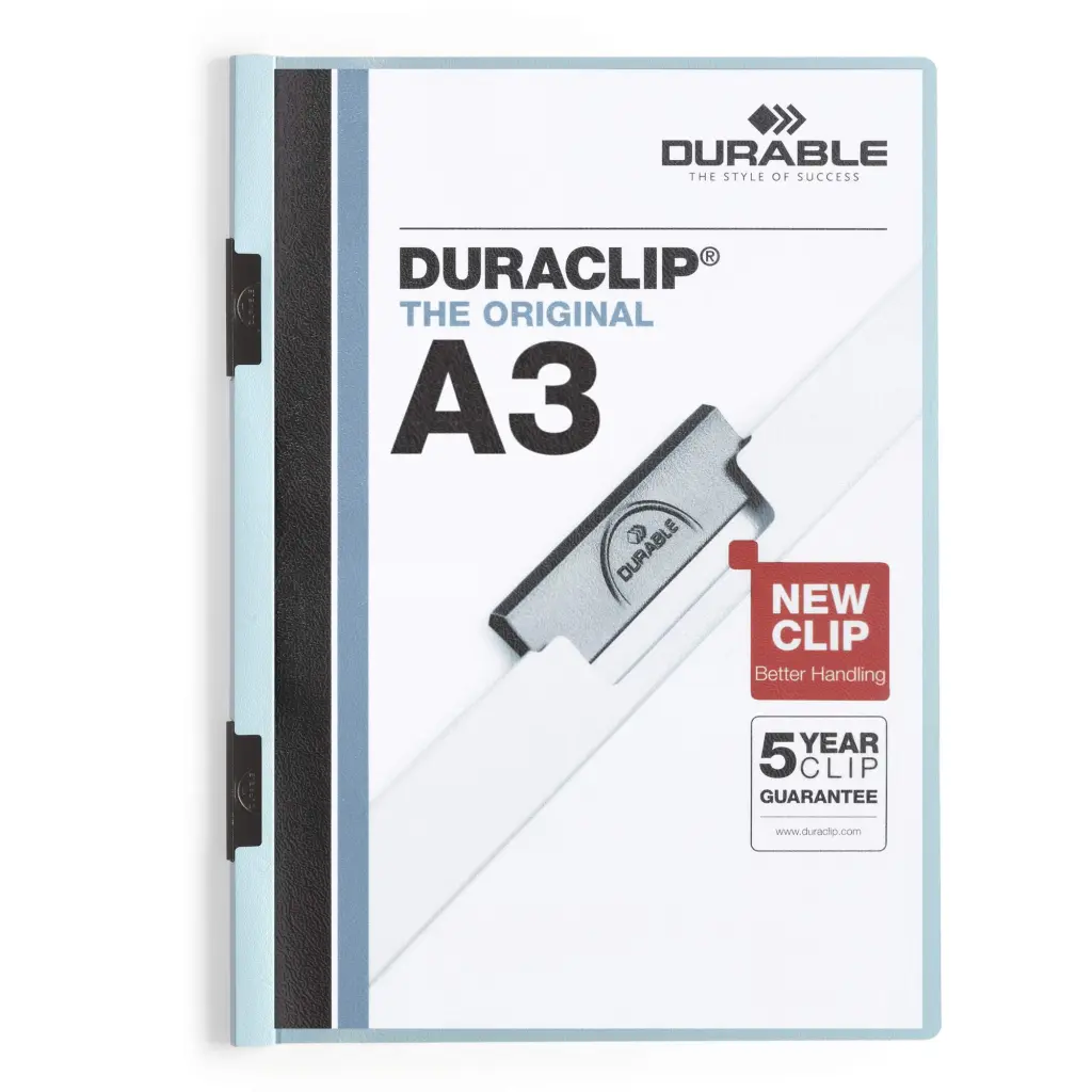 Durable DURACLIP 60 A3 Folder Blue (10)