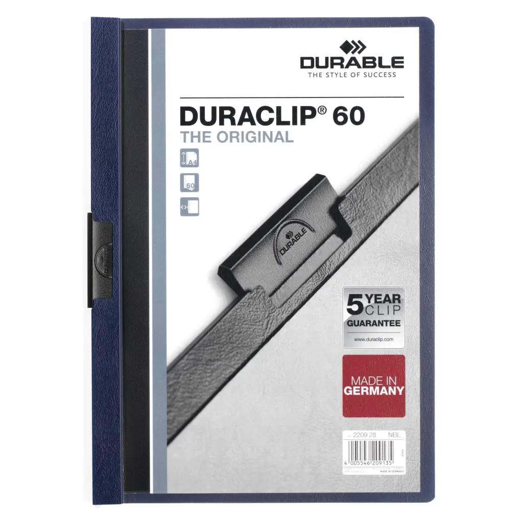 Durable DURACLIP 60 A4 Midnight Blue (25)