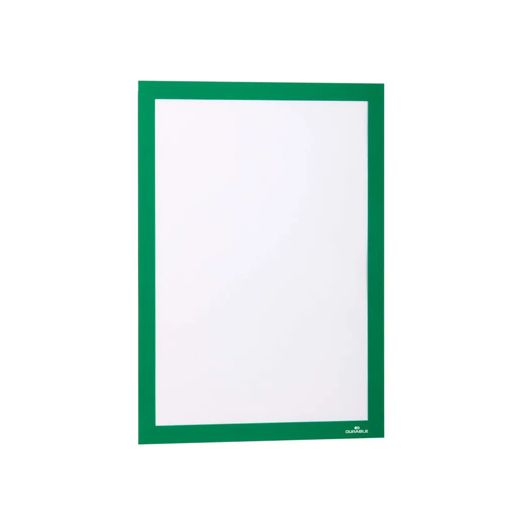 Durable DURAFRAME Adhesive A4 Green (2)