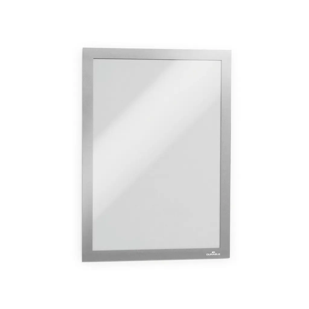 Durable DURAFRAME Adhesive A4 Silver (2)
