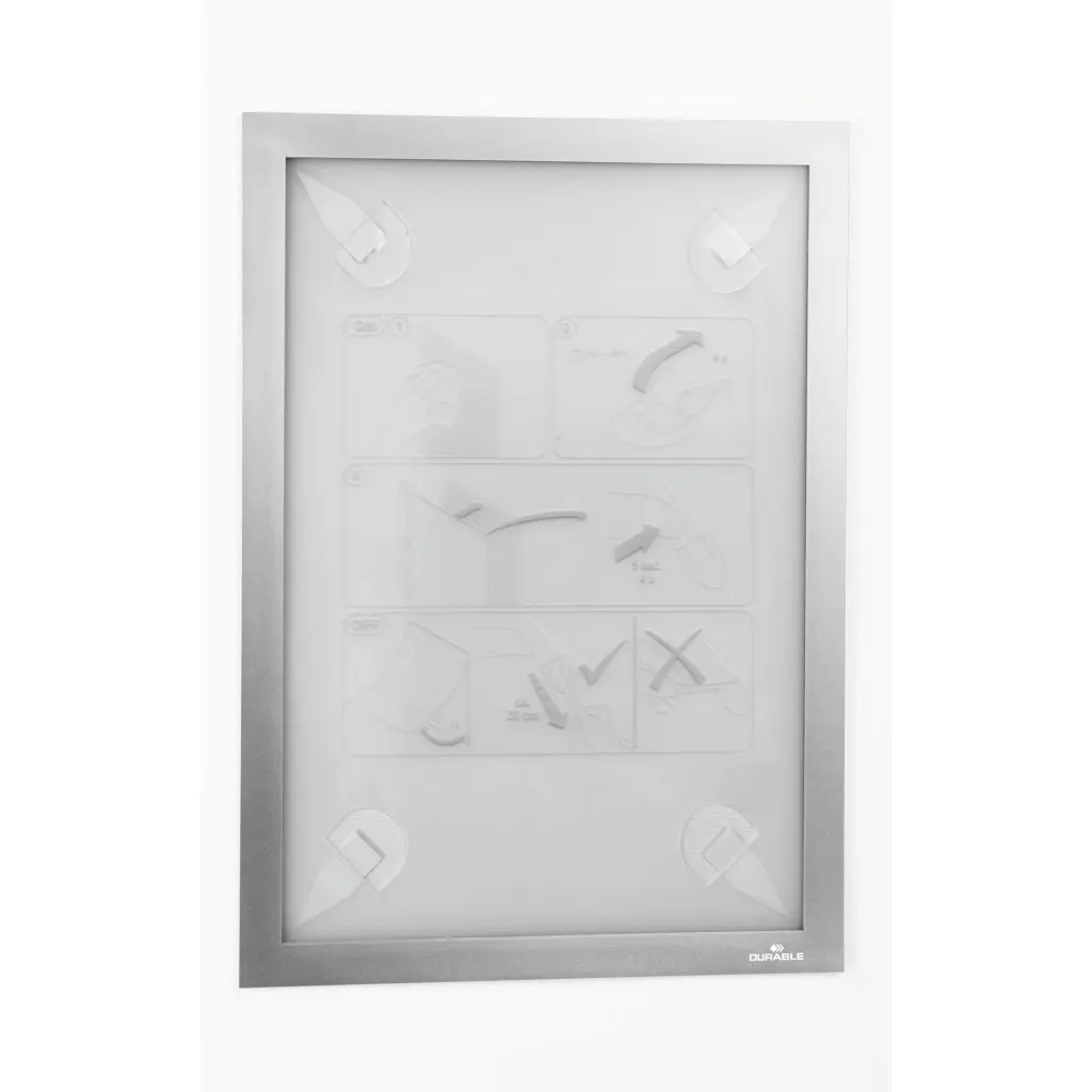 Durable DURAFRAME Wallpaper A4 Silver