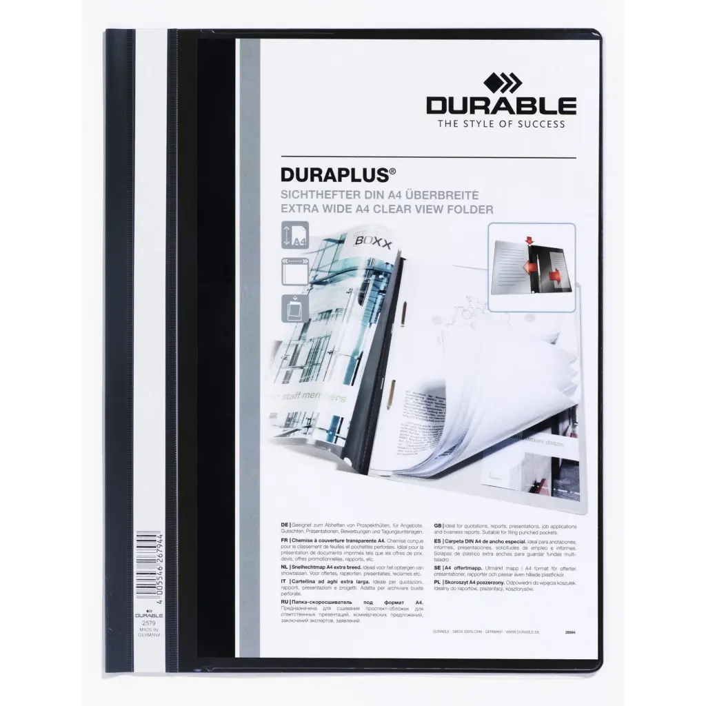 Durable DURAPLUS A4+ Folder Black (25)