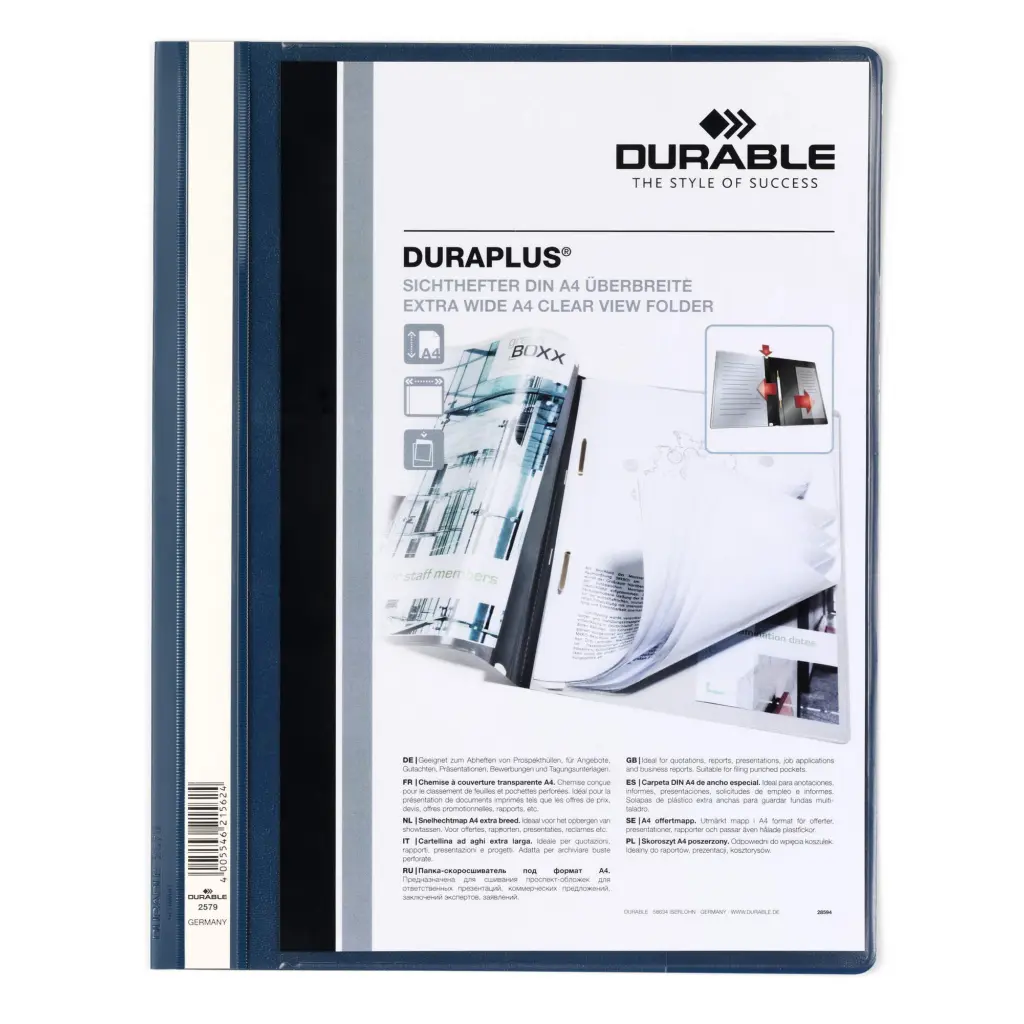 Durable DURAPLUS A4+ Folder Dark Blue (25)