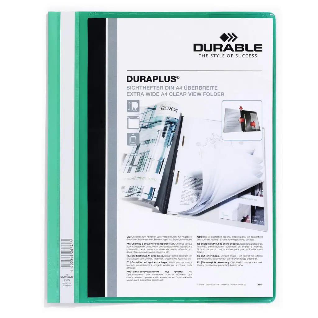 Durable DURAPLUS A4+ Folder Green (25)
