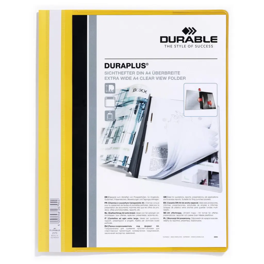 Durable DURAPLUS A4+ Folder Yellow (25)