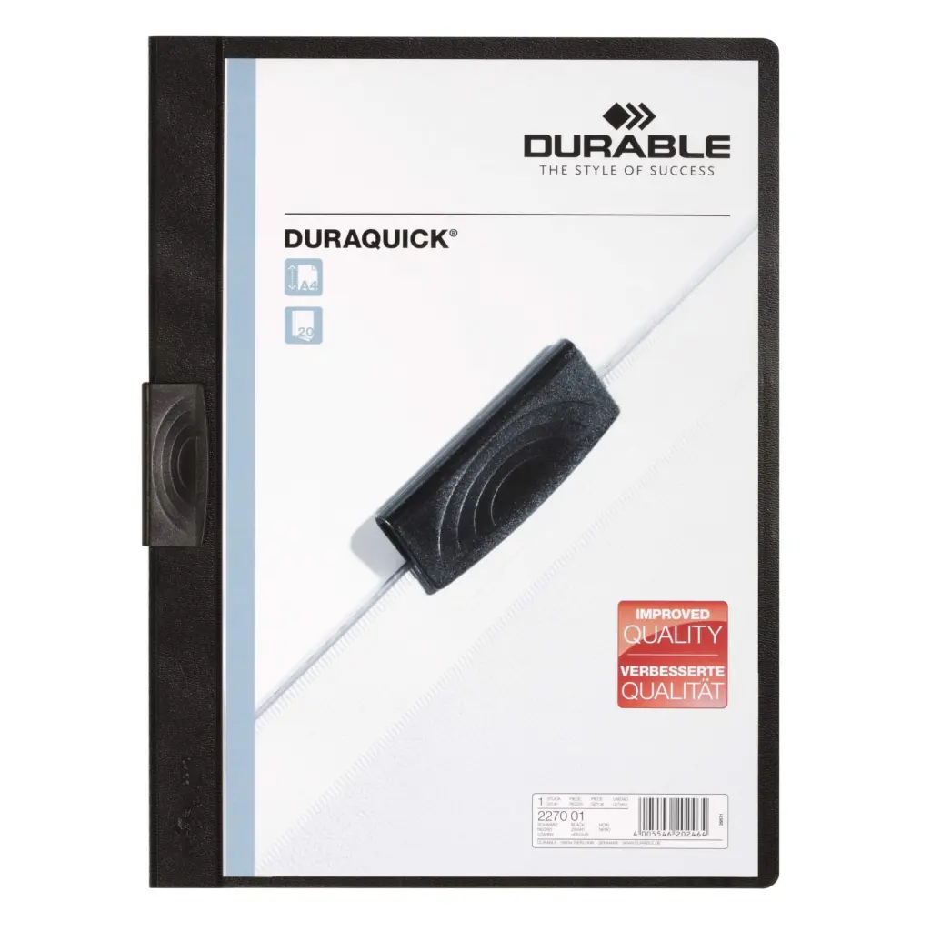 Durable DURAQUICK A4 Folder Black (20)