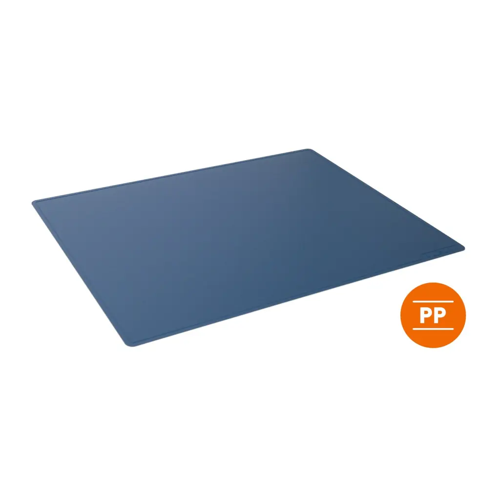 Durable Desk Mat Contoured 53x40cm Blue
