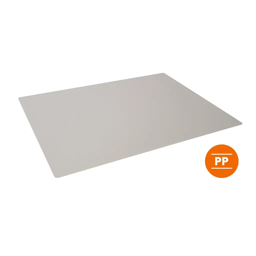 Durable Desk Mat Contoured 65x50cm Grey