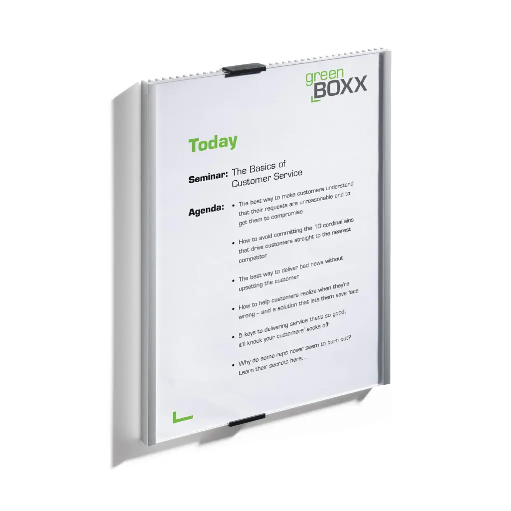 Durable Doorplate INFO SIGN A4 Portrait