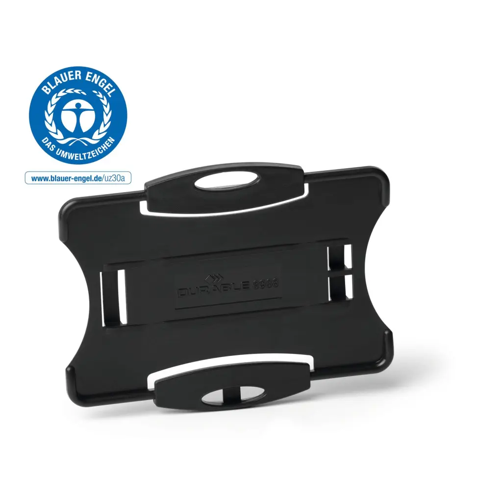 Durable ECO 1 ID Card Holder Black (10)