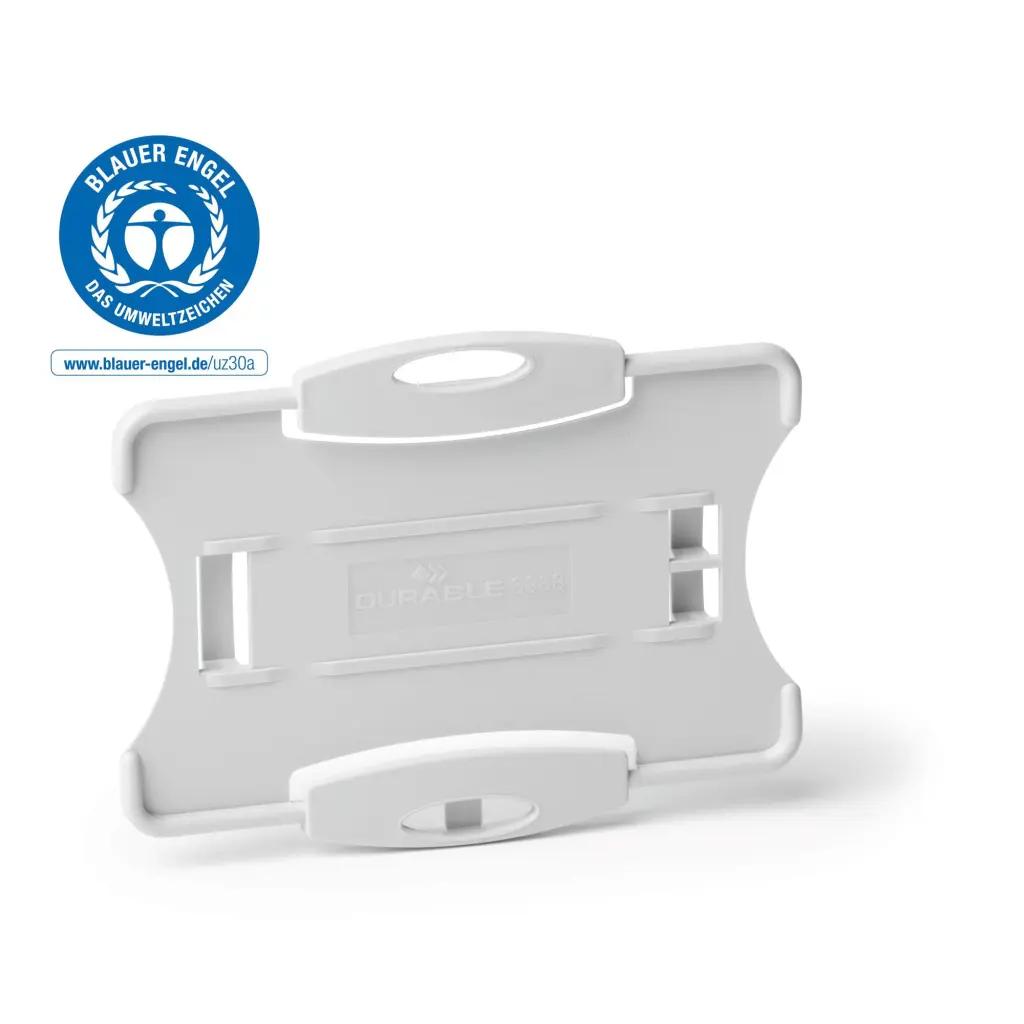 Durable ECO 1 ID Card Holder Grey (10)