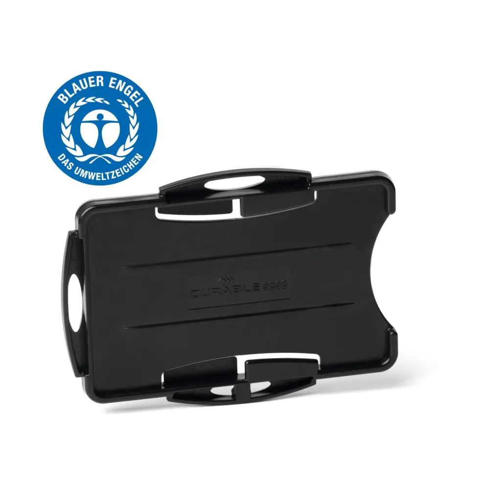 Durable ECO 2 ID Card Holder Black (10)