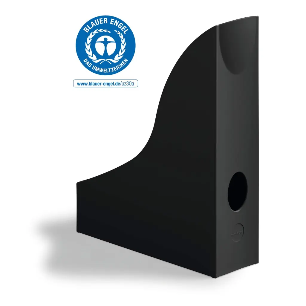 Durable ECO Magazine Rack Black