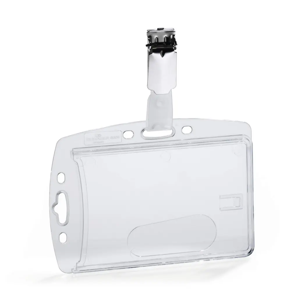 Durable ENCLOSED ID Holder Clear