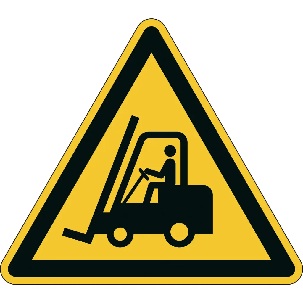 Durable Floor Caution Forklifts Sign