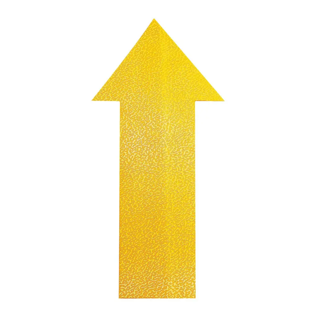 Durable Floor Shape Arrow Yellow (10)