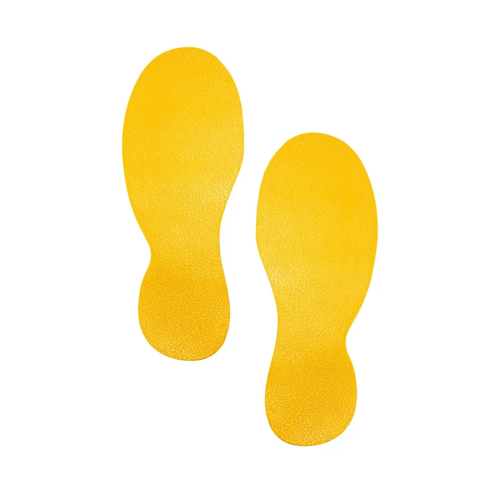Durable Floor Shape Foot Yellow (10)