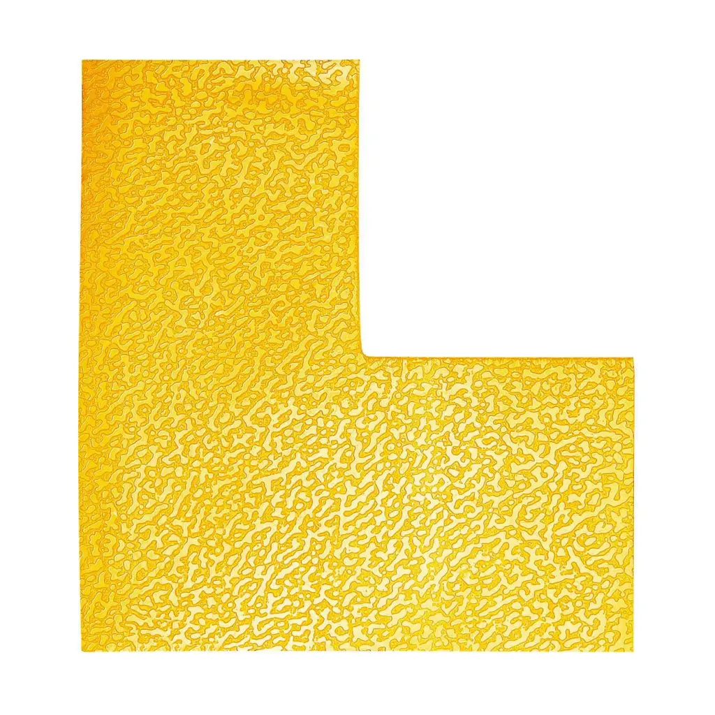 Durable Floor Shape L Yellow (10)