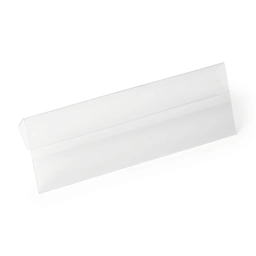 Durable Hard Cover Pocket 1/2 A5 Clear (10)