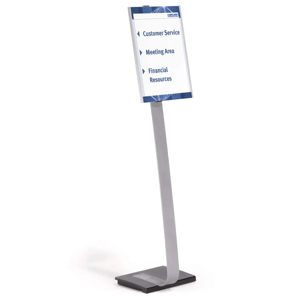Durable INFO SIGN Floor Stand A3
