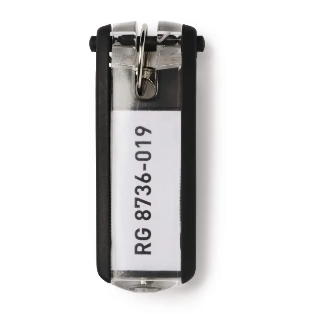 Durable Key Clips 6 Black (6)
