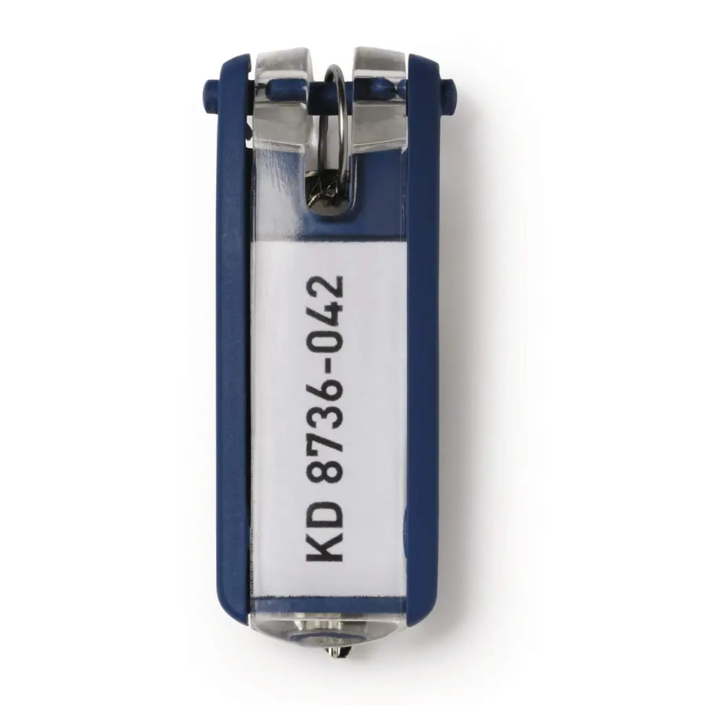 Durable Key Clips 6 Dark Blue (6)