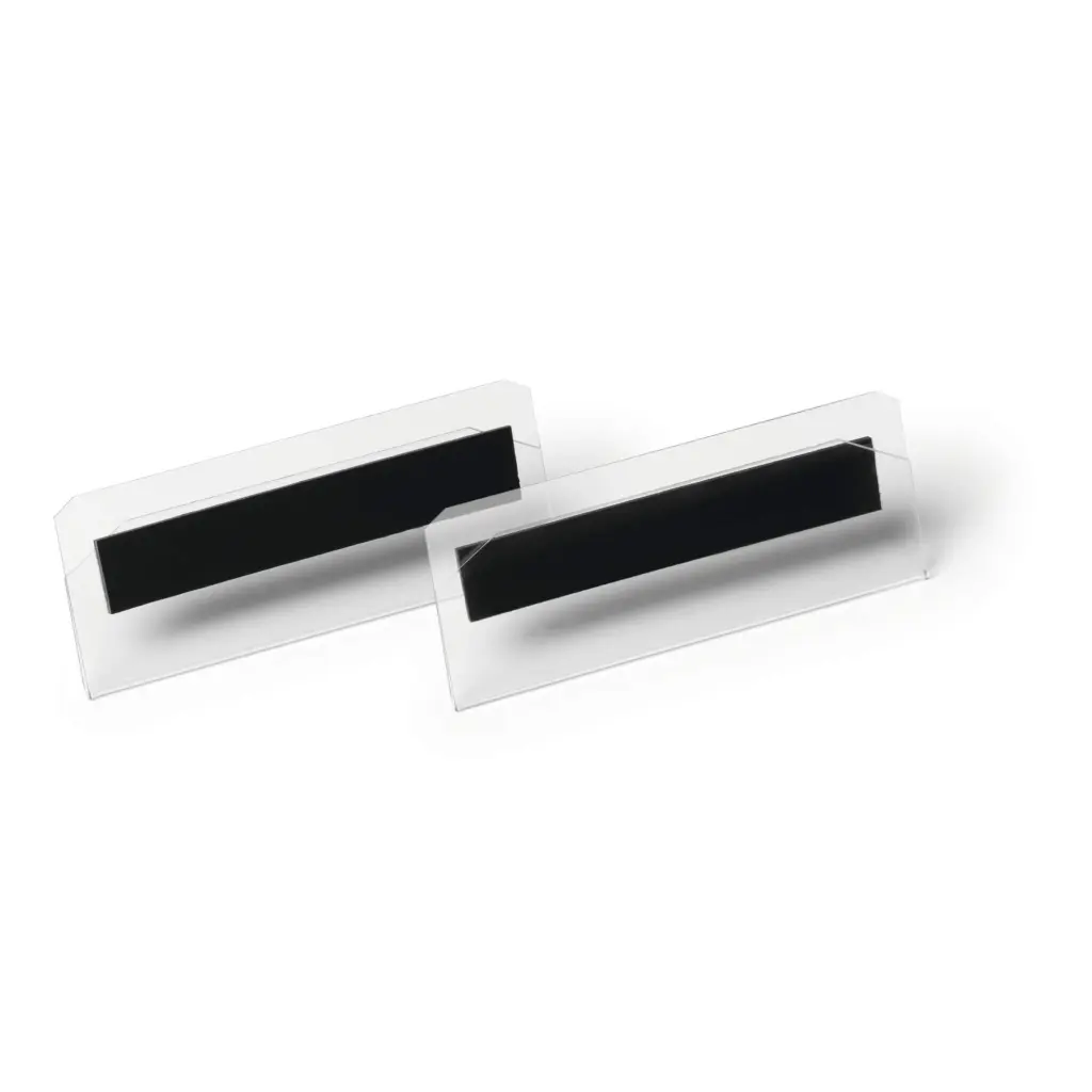 Durable Magnetic Pocket 100x38mm Clear (10)